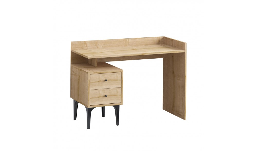 Birou de studiu, Puuk - Dec0087, Stejar, 100 x 80 x 45 cm