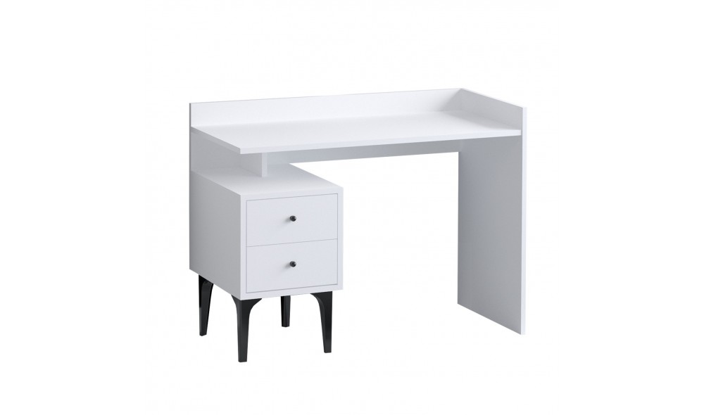 Birou de studiu, Dow - Dec0088, Alb, 100 x 80 x 45 cm