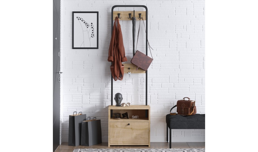 Antreu, Quinn, Stejar safir, 50 x 170 x 35 cm