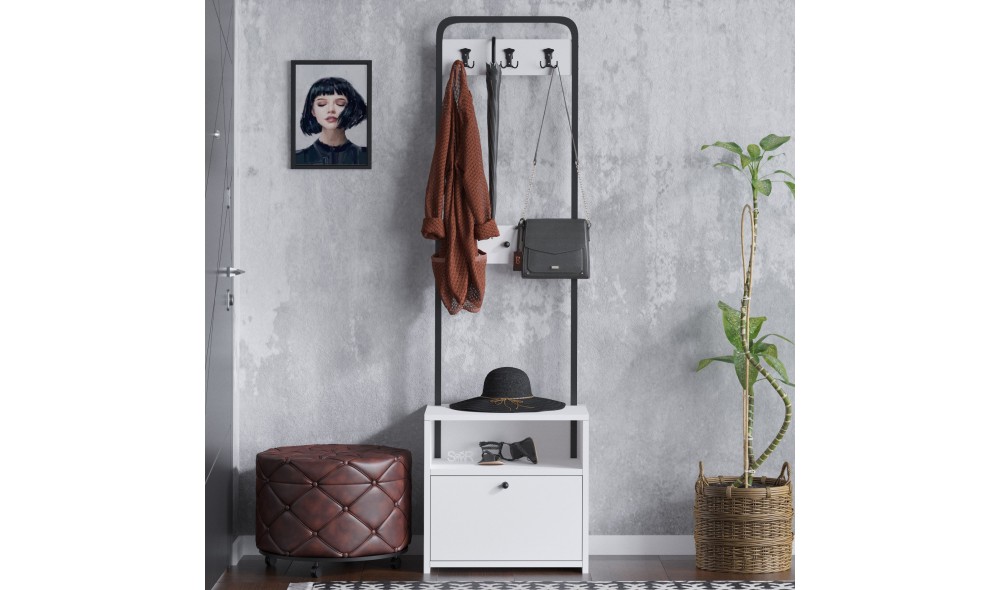 Antreu, Tina, AlbNegru, 50 x 170 x 35 cm