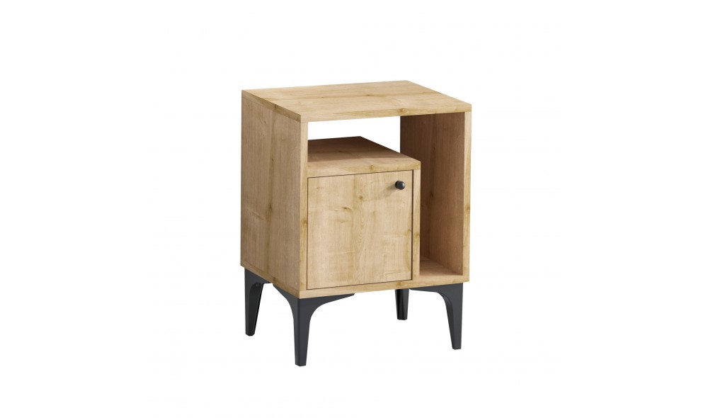 Noptiera, Nuno, Stejar safir, 40 x 55 x 35 cm