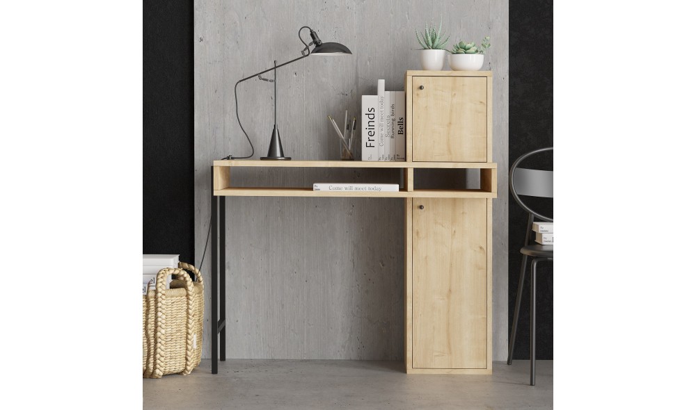 Birou de studiu, Dora Dec0138, StejarNegru, 102 x 106 x 45 cm