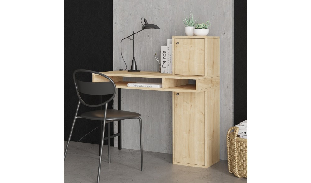 Birou de studiu, Dora Dec0138, StejarNegru, 102 x 106 x 45 cm