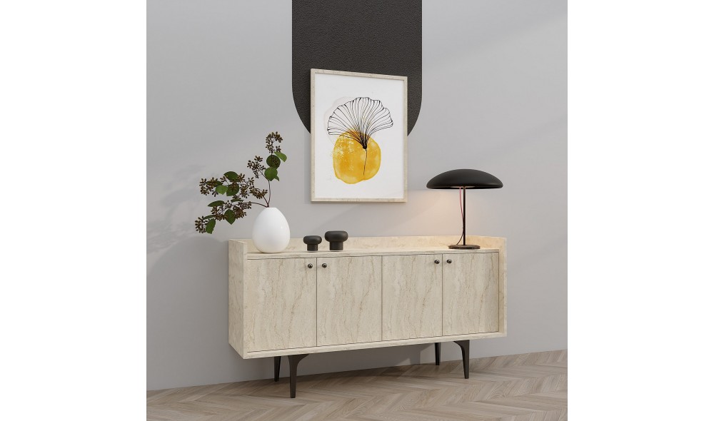 Consola, Navi, Travertin, 150 x 80 x 40 cm