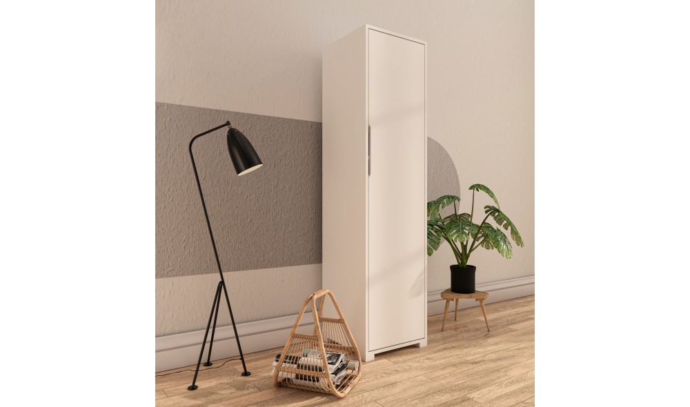 Dulap, Flora 47 - White, 47 x 183 x 45 cm