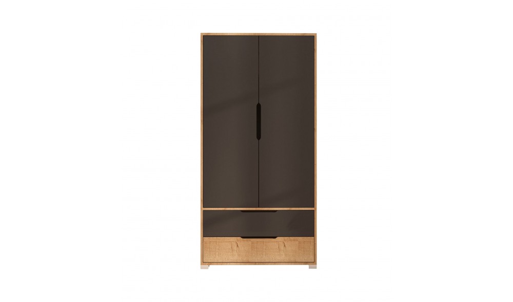 Dulap, Flora 90 - Sapphire Oak, Anthracite, 90 x 183 x 45 cm
