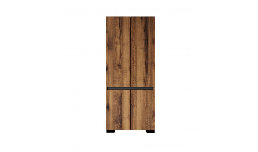 Dulap, Floransa 90 - Walnut, Anthracite, 90 x 210 x 45 cm
