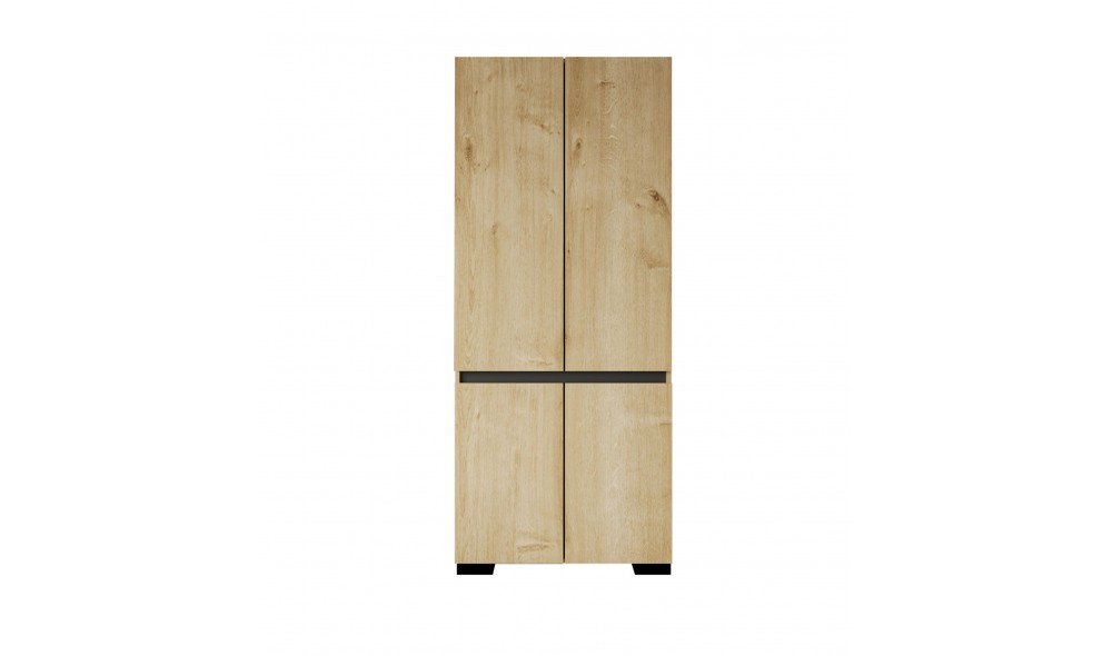 Dulap, Floransa 90 - Sapphire Oak, Anthracite v3, 90 x 210 x 52 cm
