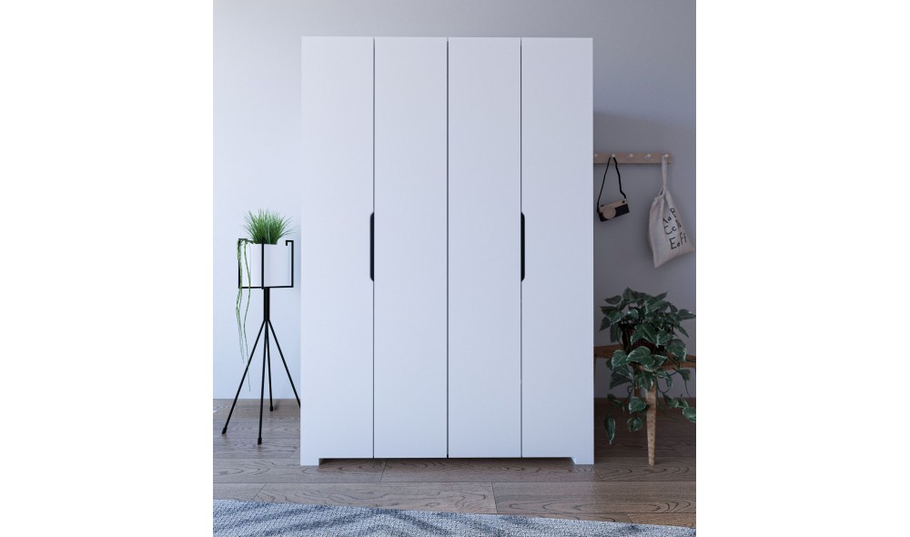 Dulap, Monza 120 - White, 120 x 180 x 43,3 cm