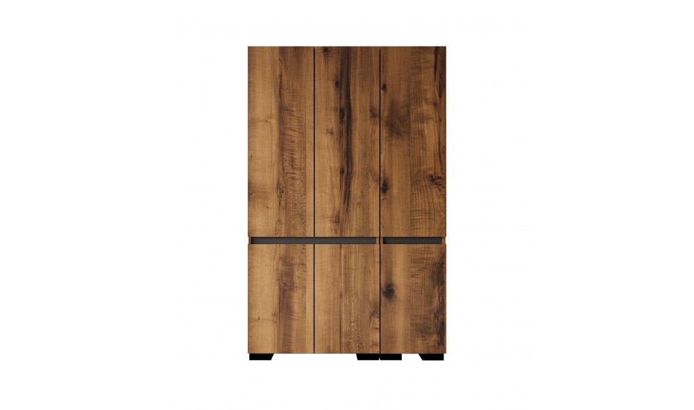 Dulap, Floransa 135 - Walnut, Anthracite, 135 x 210 x 52 cm