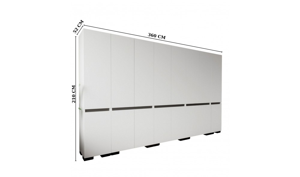 Dulap, Floransa 360, 360 x 210 x 52 cm