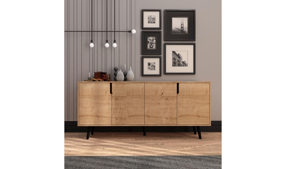 Consola, Latina Modern 180 - Sapphire Oak, 180 x 80 x 45 cm