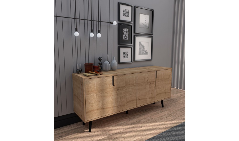 Consola, Latina Modern 180 - Sapphire Oak, 180 x 80 x 45 cm