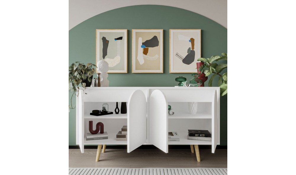 Consola, Venezia 150 - White, 150 x 80 x 45 cm