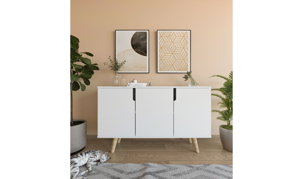 Consola, Verona 120 - White, 120 x 80 x 30 cm