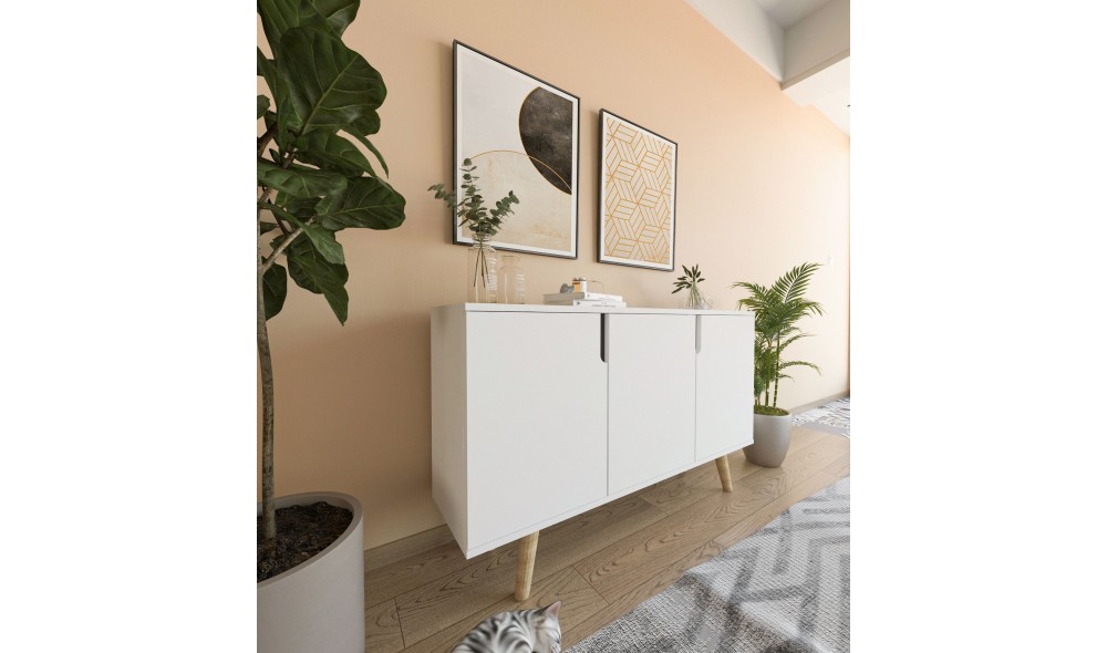 Consola, Verona 120 - White, 120 x 80 x 30 cm