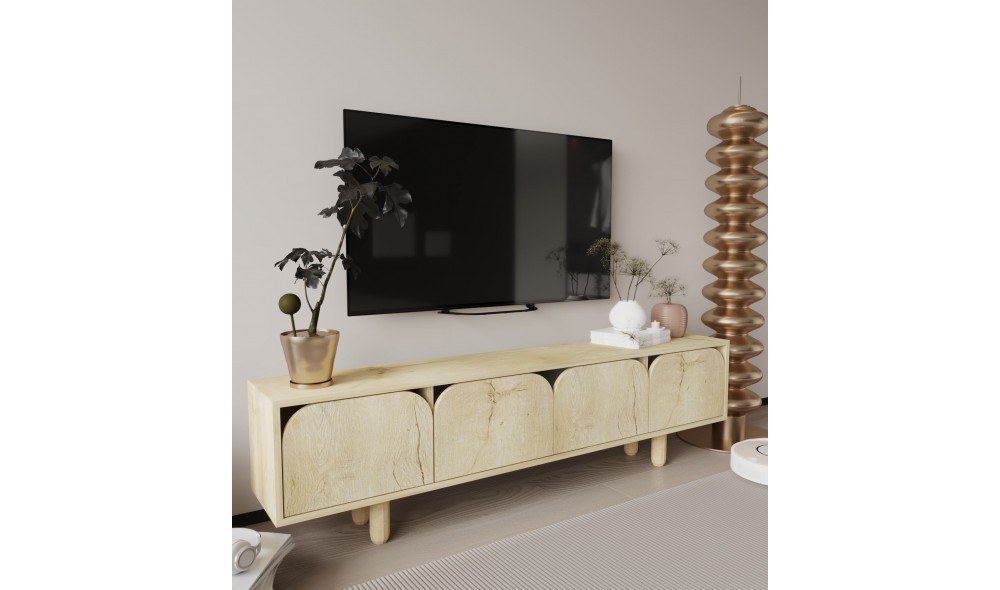 Comoda TV, Lazio - Sapphire Oak, 180 x 48 x 29,8 cm