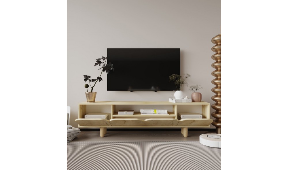 Comoda TV, Lazio - Sapphire Oak, 180 x 48 x 29,8 cm