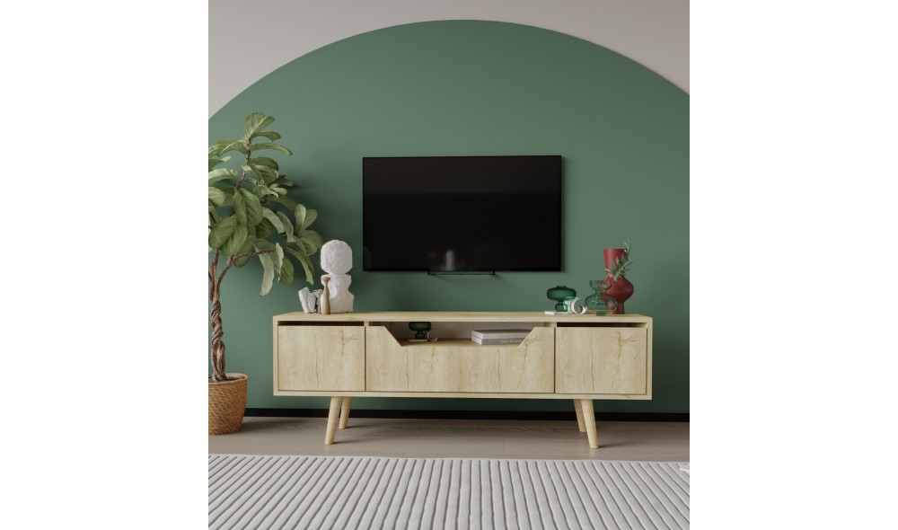 Comoda TV, Roma 150 - Sapphire Oak, 150 x 53 x 29,8 cm