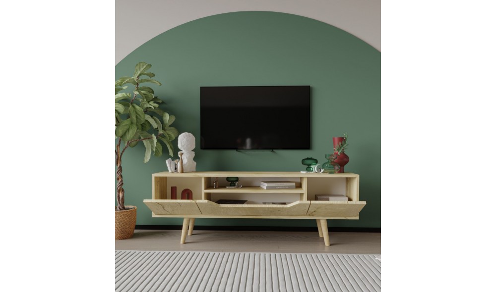 Comoda TV, Roma 150 - Sapphire Oak, 150 x 53 x 29,8 cm