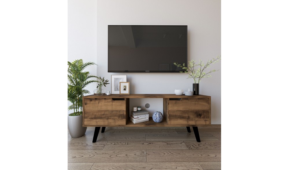 Comoda TV, Siena - Walnut, 139,7 x 53 x 53 cm