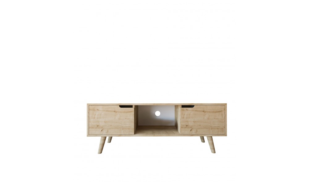 Comoda TV, Siena - Sapphire Oak, 139,7 x 53 x 53 cm