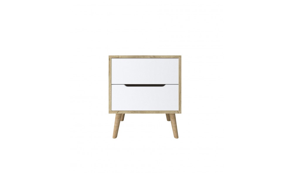 Noptiera, Flora - Sapphire Oak, White, 50 x 60 x 44 cm