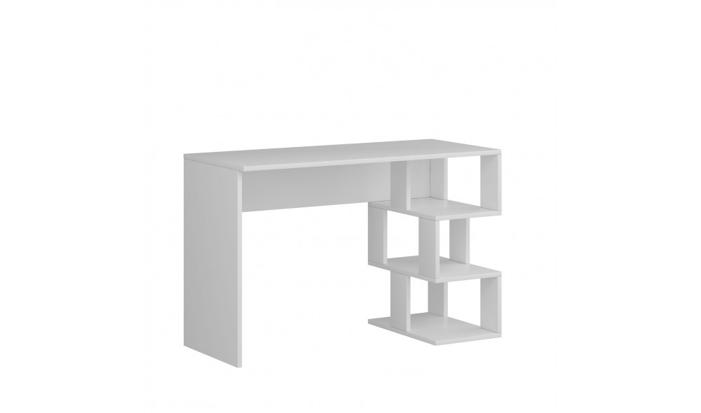 Birou de studiu, Dardanos, Alb, 110 x 74 x 50 cm
