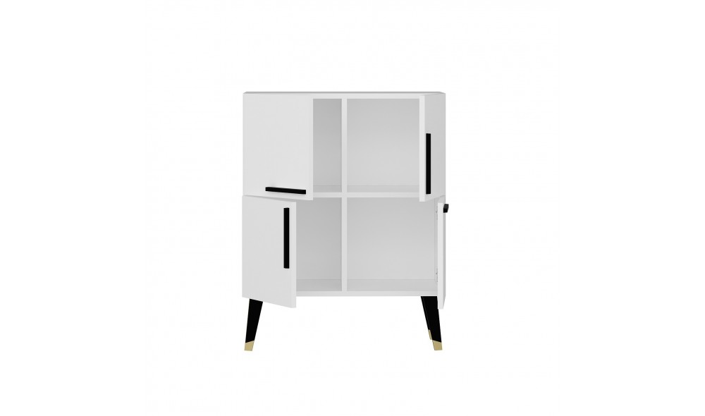 Consola, Makro, Alb, 70 x 90 x 35 cm