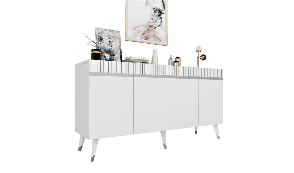 Consola, Defne, AlbArgint, 150 x 80 x 40 cm