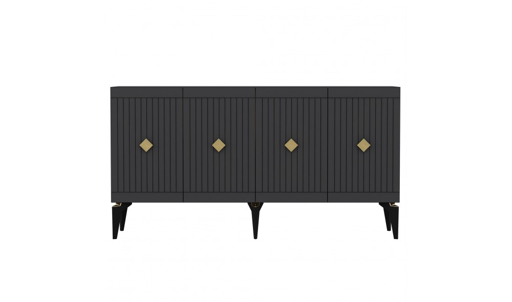 Consola, Midas, AntracitAur, 150 x 79 x 40 cm