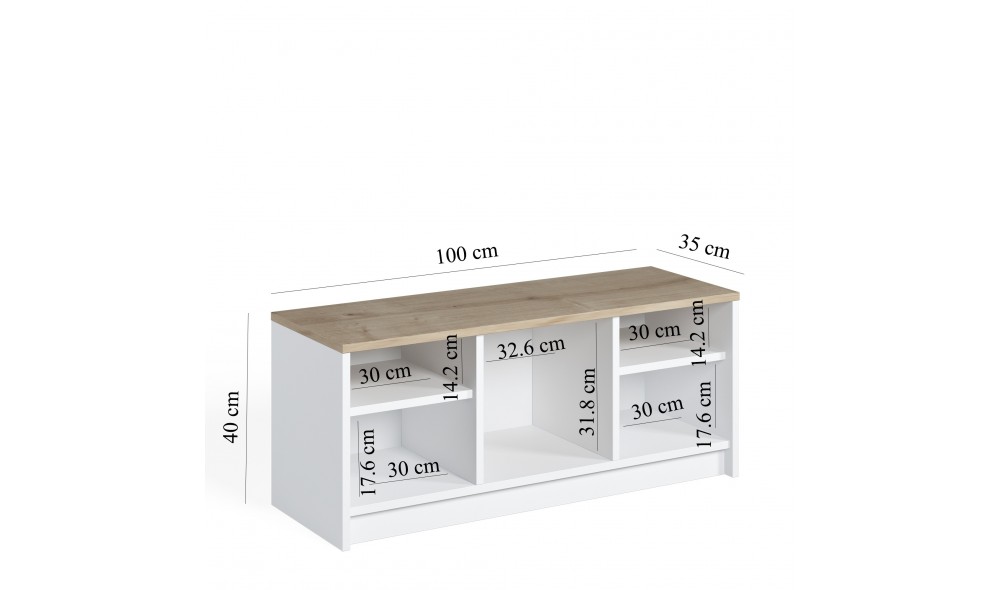 Pantofar, London, AlbStejar safir, 100 x 40 x 35 cm