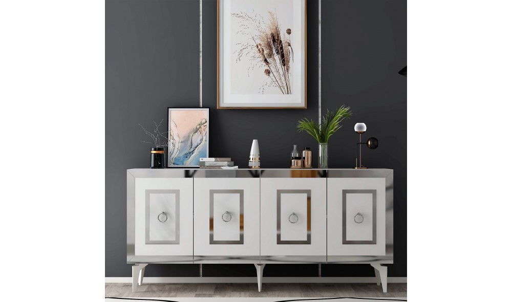 Consola, Karya, AlbArgint, 150 x 79 x 40 cm