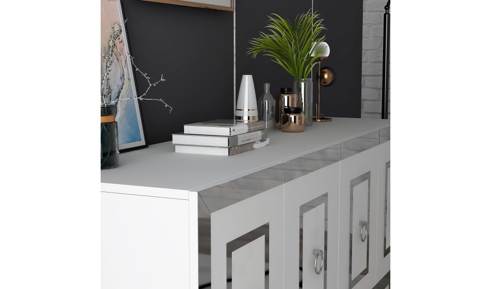 Consola, Karya, AlbArgint, 150 x 79 x 40 cm