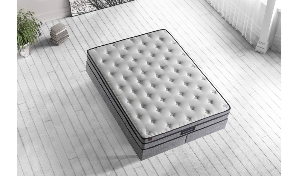 Saltea, Greypedic - 200x200 cm, AlbGri