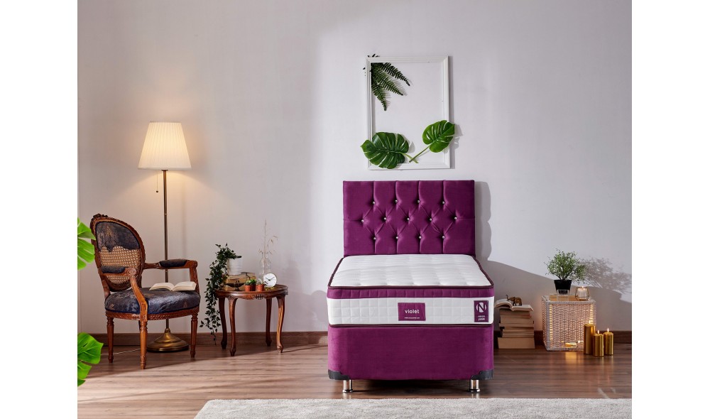 Saltea, Violet - 90x200 cm, AlbViolet