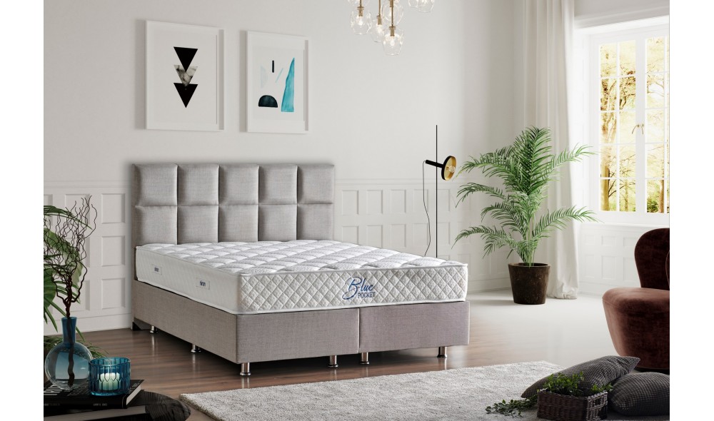 Saltea, Blue Pocket -80x180 cm, Alb