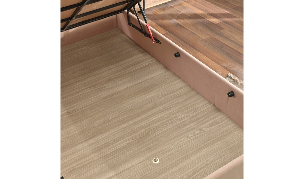 Pat dublu, Ela Double - 180x200 cm, Maro deschis