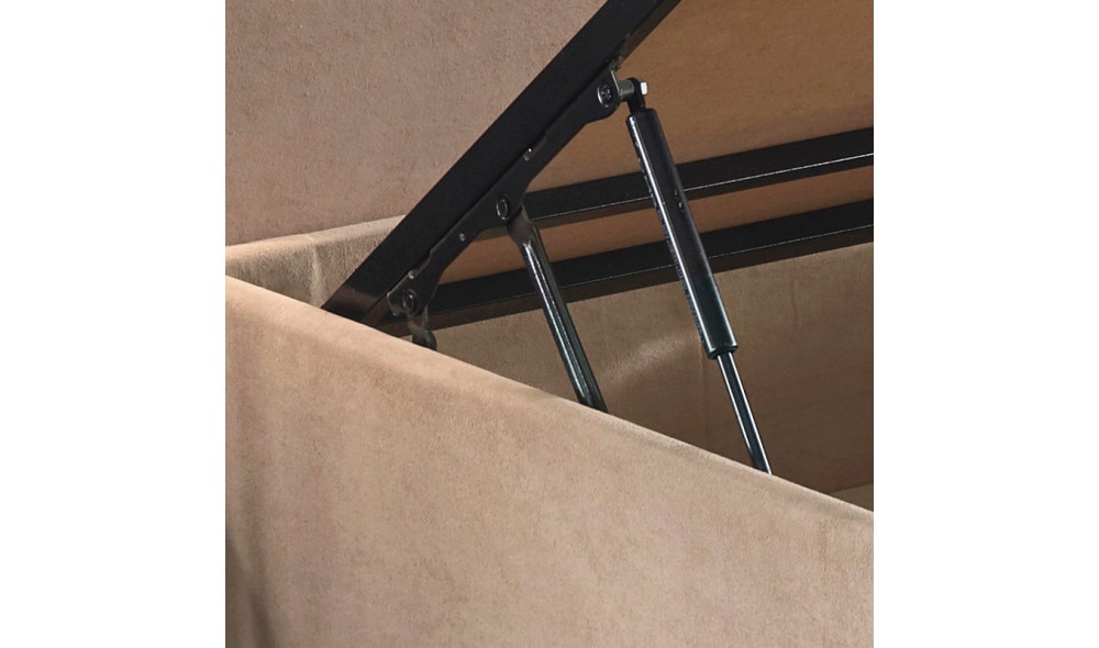 Pat dublu, Ela Double - 180x200 cm, Maro deschis