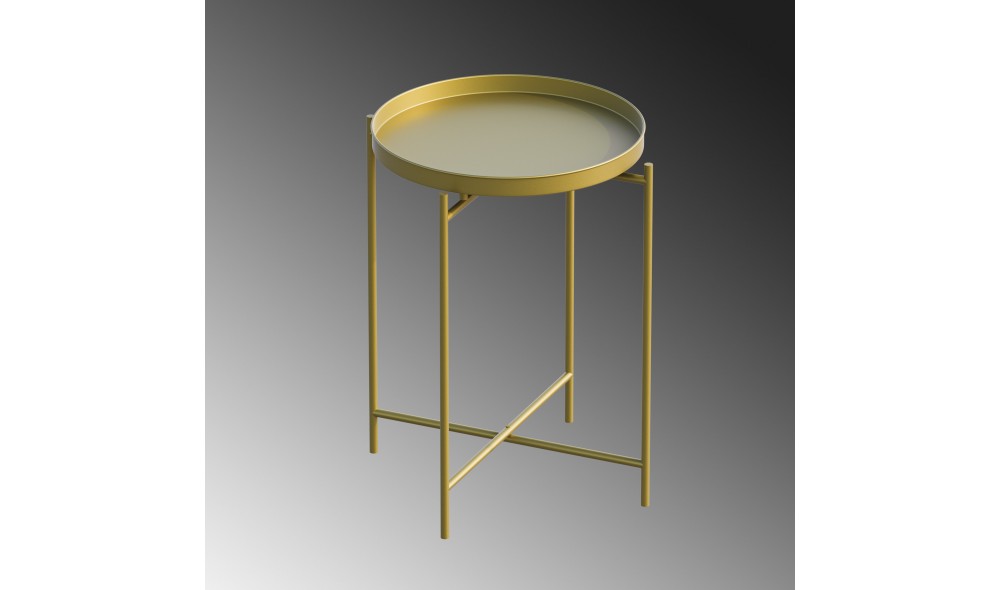 Masuta de cafea, Shb-007-A, Aur, 46 x 56 x 46 cm