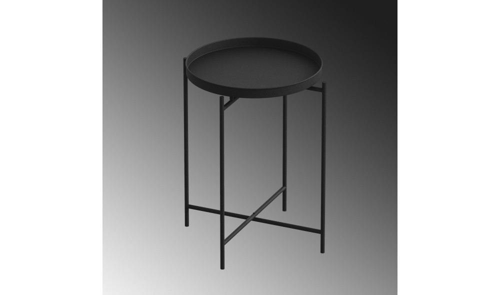 Masuta de cafea, Shb-007, Negru, 46 x 56 x 46 cm
