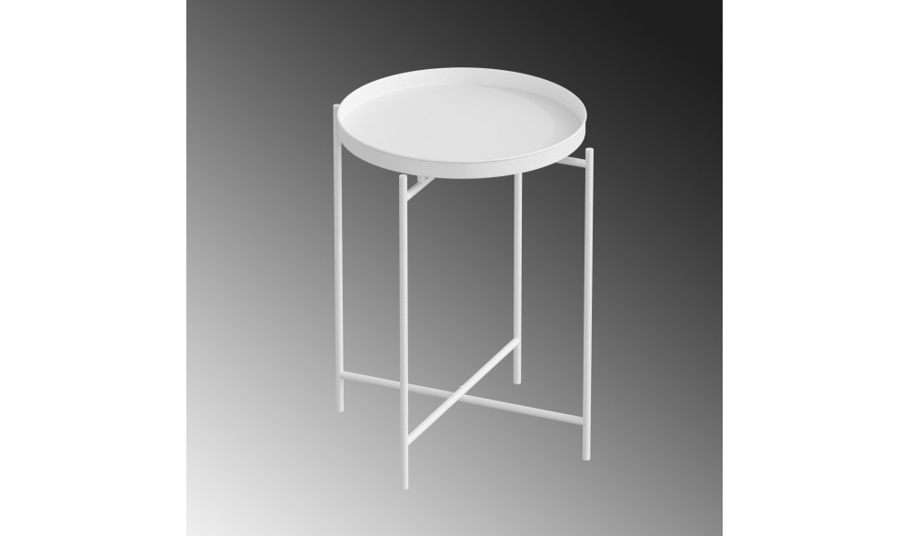 Masuta de cafea, Shb-007-B, Alb, 46 x 56 x 46 cm