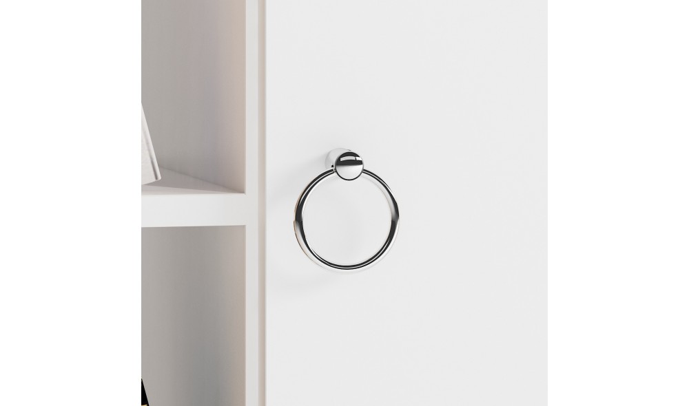 Dulap multifunctional, Lagomood Ruby, StejarAlb, 50 x 140 x 30 cm