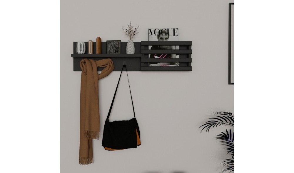 Cuier, Huso, Antracit, 80 x 20 x 11 cm