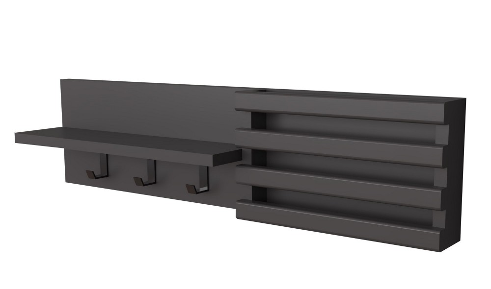 Cuier, Huso, Antracit, 80 x 20 x 11 cm