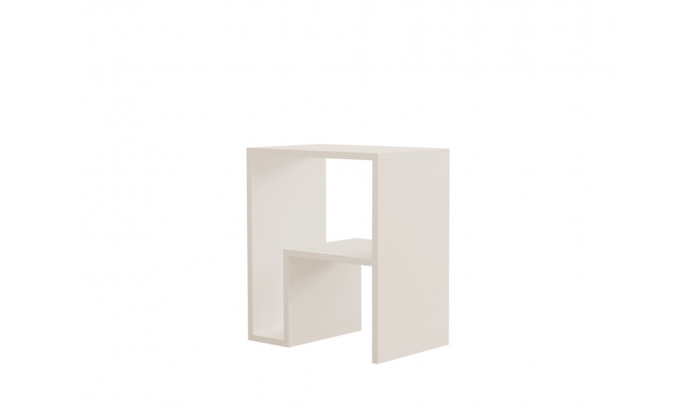 Masa laterala, Yepa, Alb, 45 x 52 x 30 cm