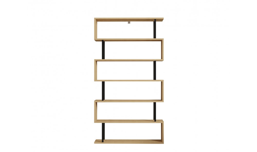 Raft pentru carti, Hector, Safir, 90 x 163 x 22 cm