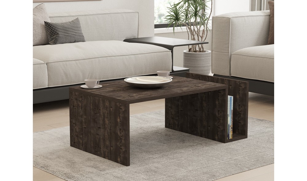 Masuta de cafea, Memo, Antracit, 87 x 32 x 50 cm