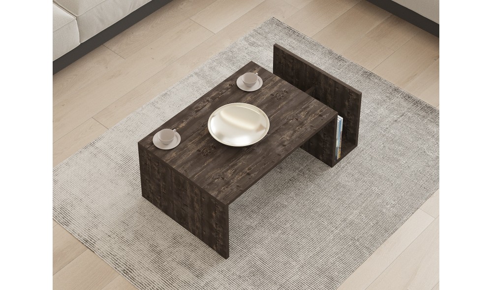 Masuta de cafea, Memo, Antracit, 87 x 32 x 50 cm