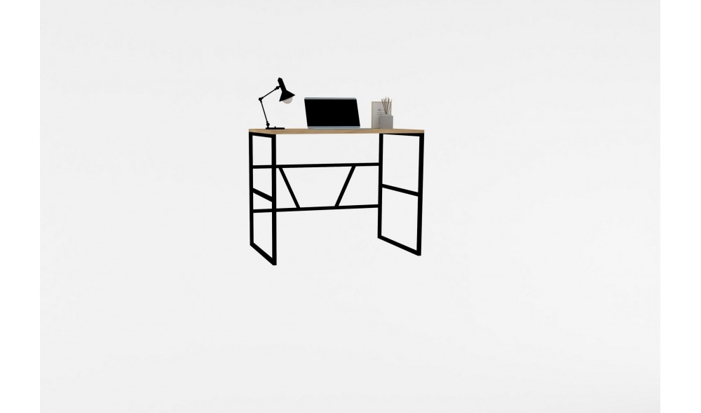 Birou de studiu, Monea, Stejar safir, 90 x 60 x 74 cm